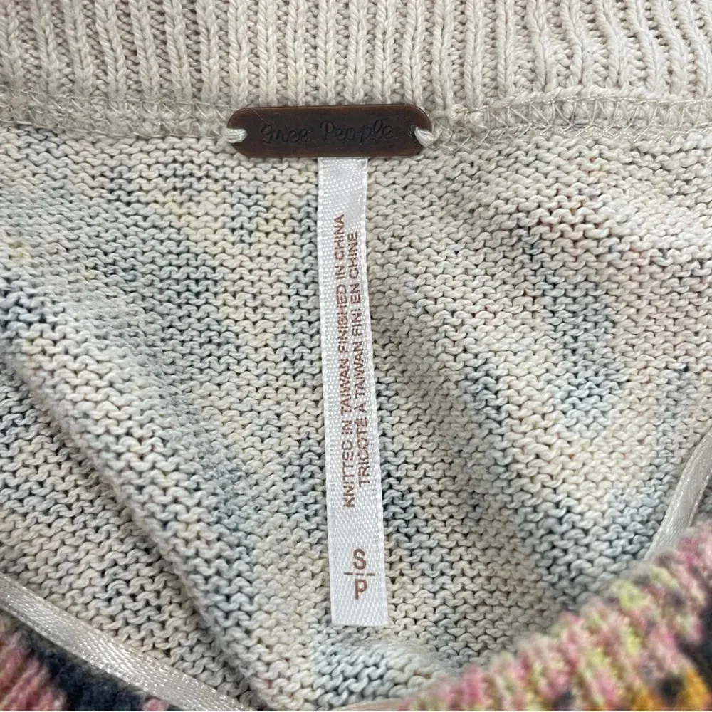 Free People Cosmos Graphic Python Oversized Pullover Small - Image 12