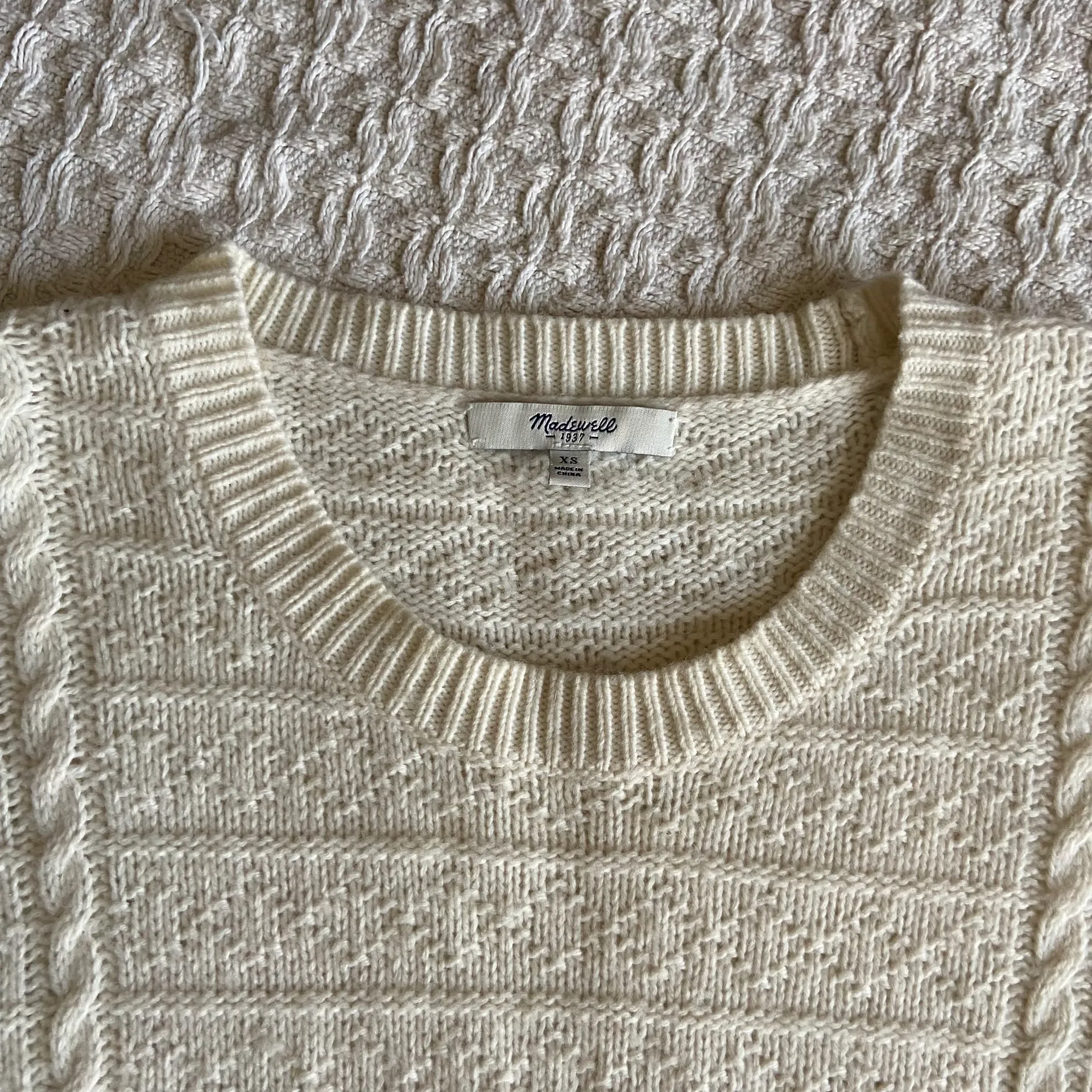 Texture Play Pullover Sweater size XS - Image 6