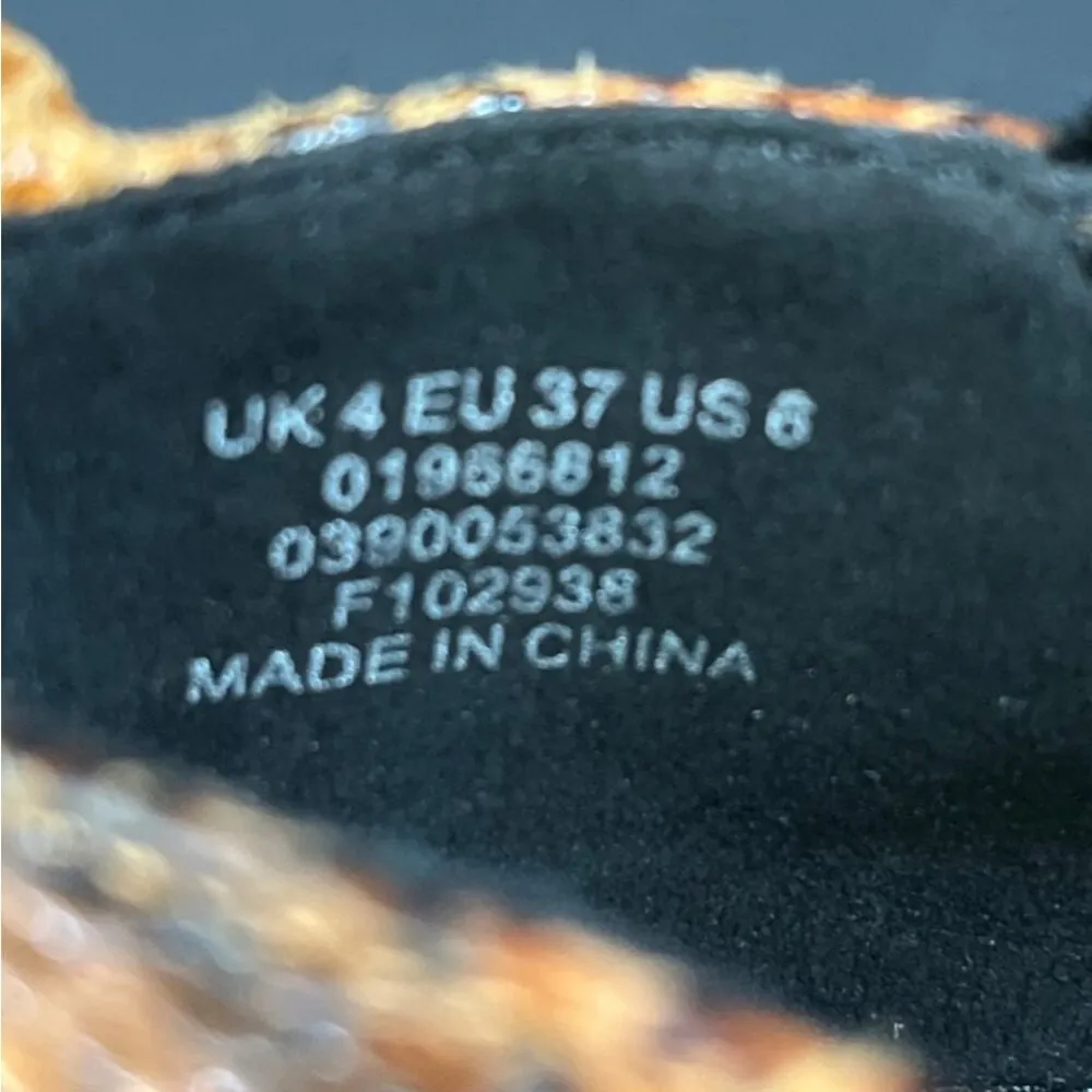 Asos Design Women's Brown Snake Print Shoes/Loafers Sz 6 SKU 5264 - Image 6