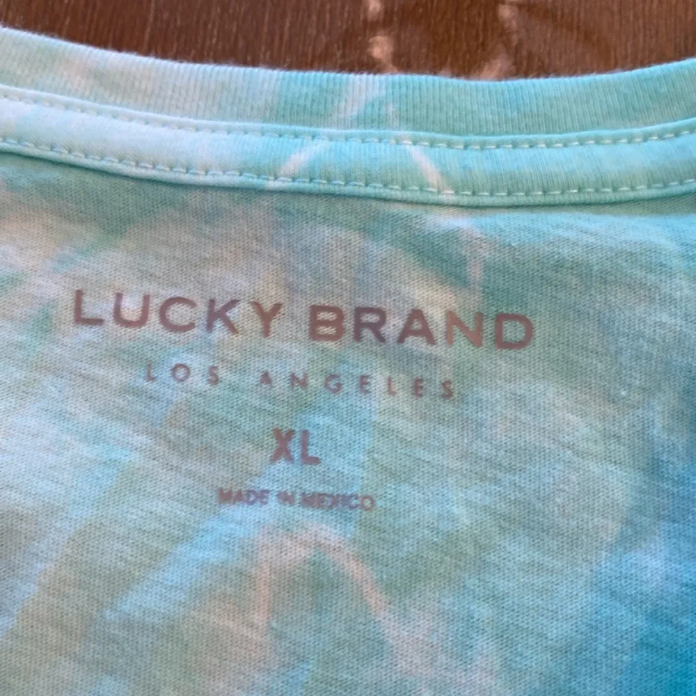 Lucky Brand Jimi Hendrix Tie Dye T-Shirt Cropped retro hippie rock band - Image 4