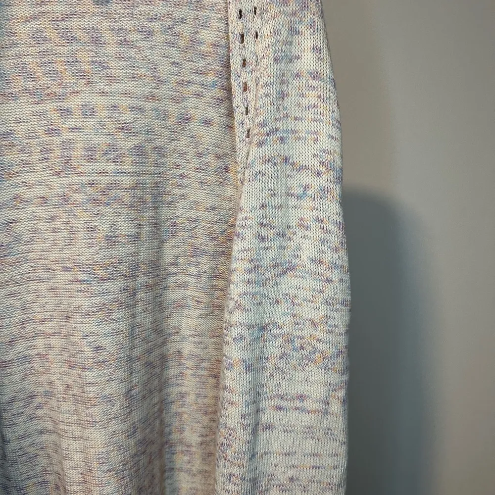 Talbots Beige Long Cottage Boho Costal Knit Cardigan Sweater Women’s Sz XL - Image 7