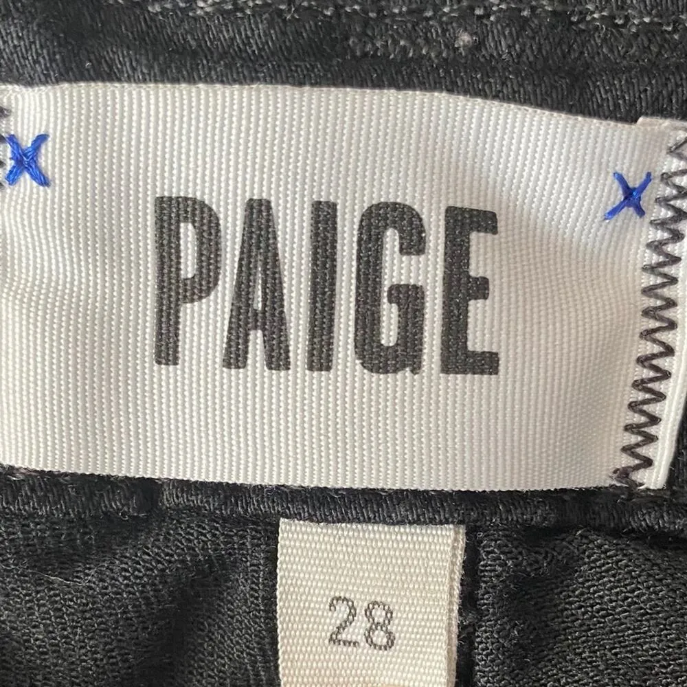 Paige Black Jeans Verdugo ultra Skinny Jeans sz 28 - Image 5