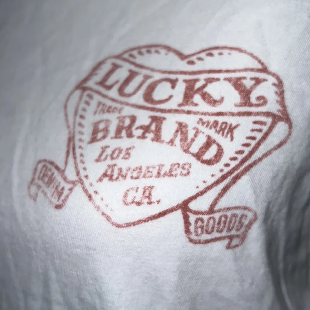 Lucky Brand🦎Lucky Hearts Boyfriend Tee🌵 - Image 4