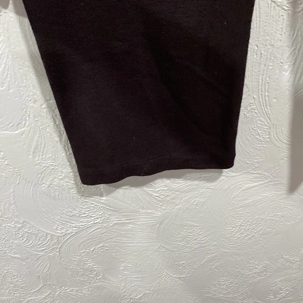 Eileen Fisher viscose and wool blend wide leg pull on cropped pants size small - Image 5