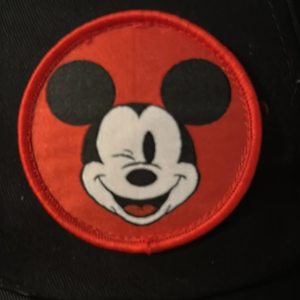 Disney Black Mickey Mouse Hat with Ears - Image 5