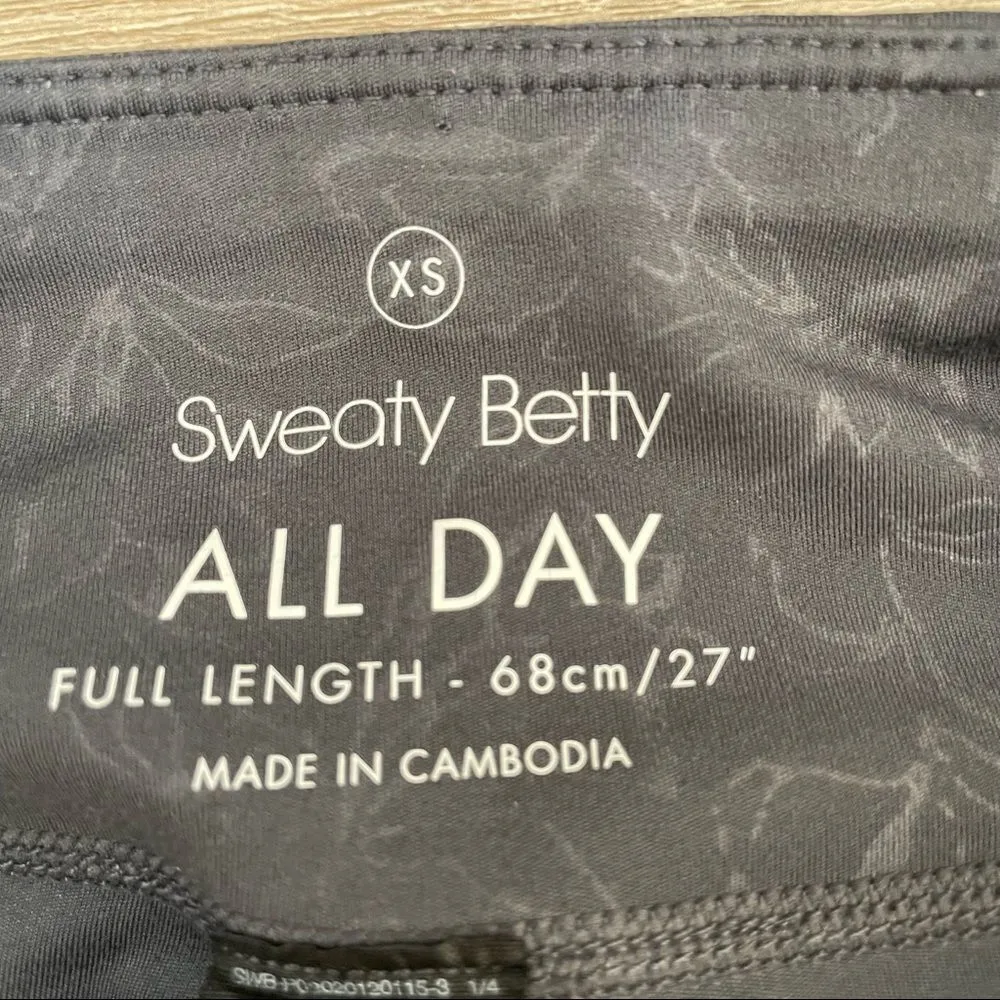 Sweaty Betty All Day floral full length print grey leggings - Image 12