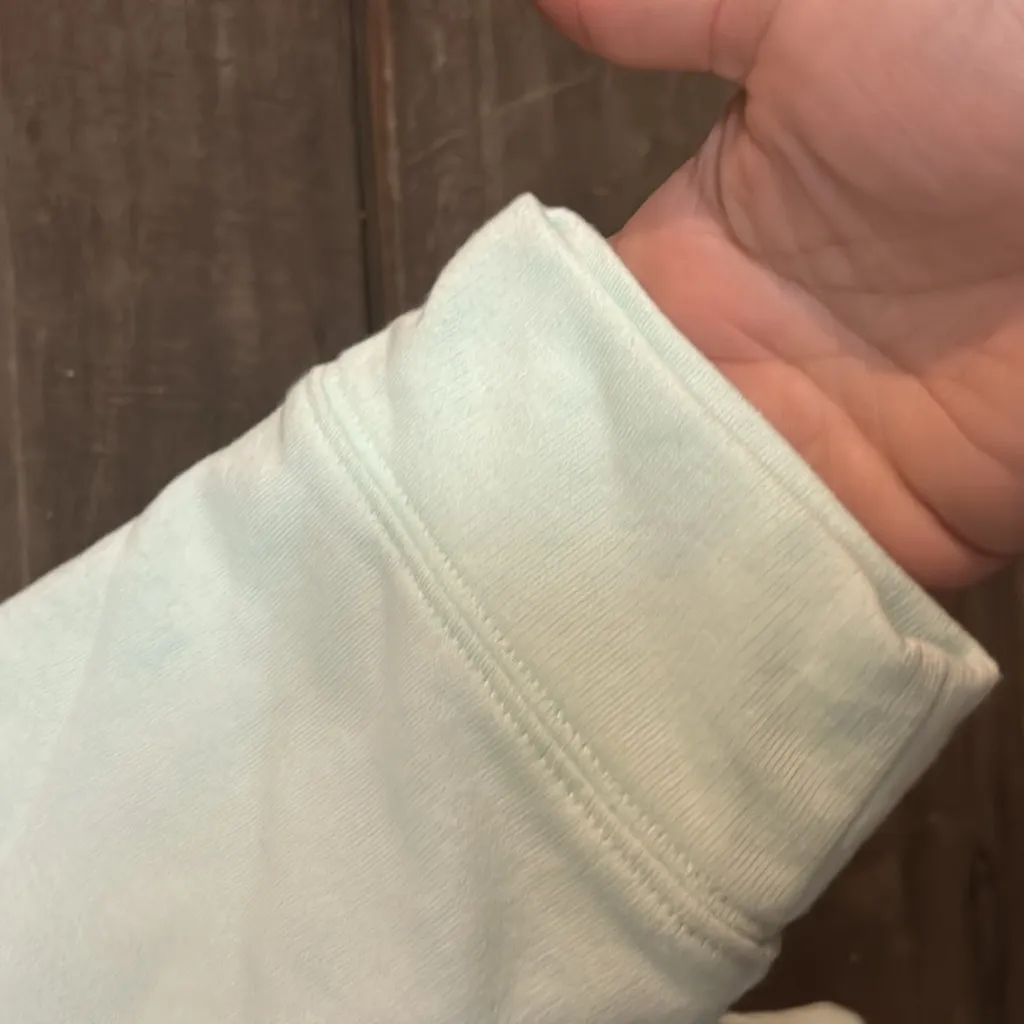 Talbots Wonen’s  Crew‎ Neck Sweatshirt Size 2X Island Hopping Teal - Image 3