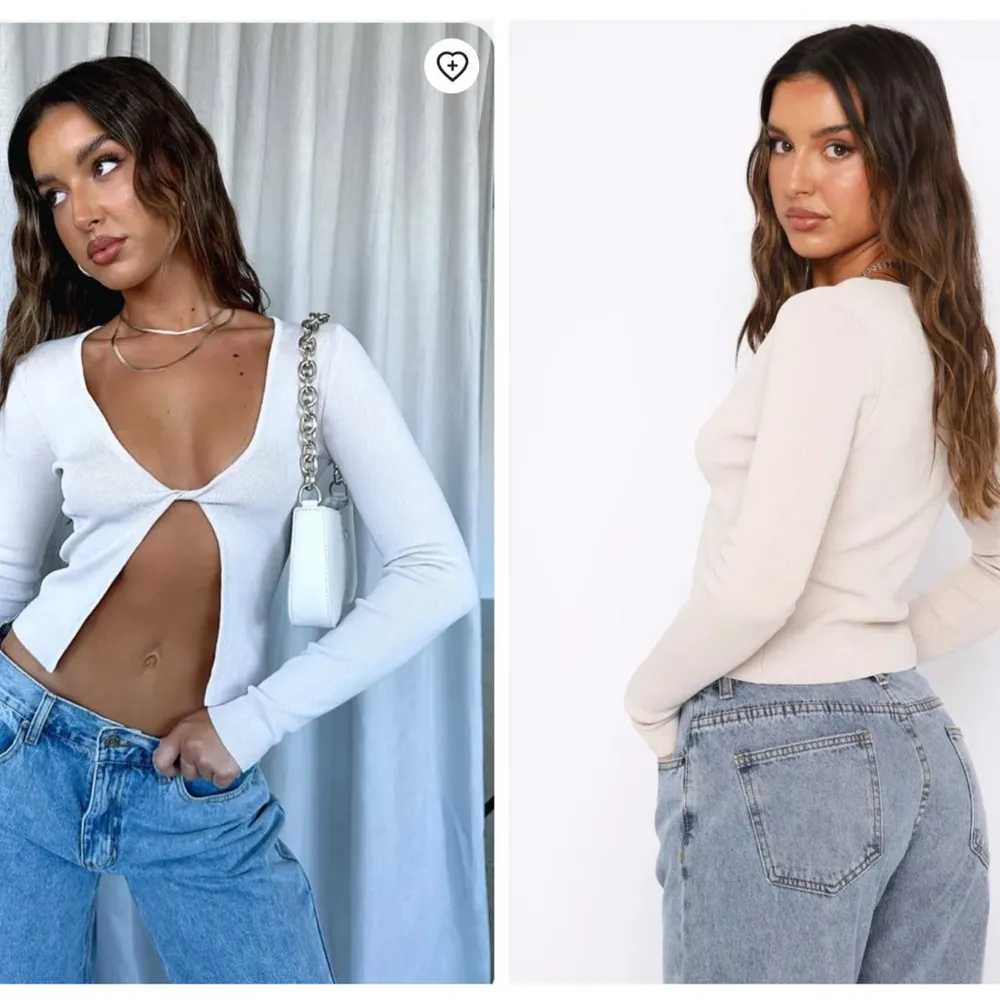 White Fox Boutique Runway style long sleeves knit SZ S - Image 4