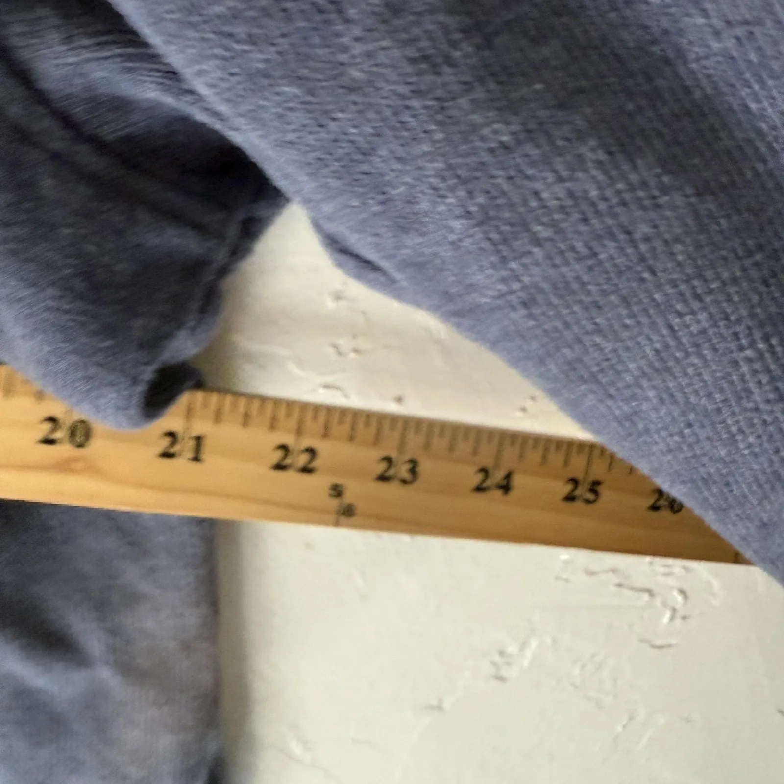 LL Bean‎ Jacket Women's Large Full Zip Cotton Blend Casual Outdoor Pockets Layer Blue - Image 6