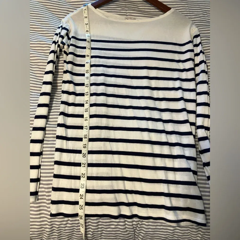 Gap Striped Luxe Boatneck Tee XS‎ - Image 4