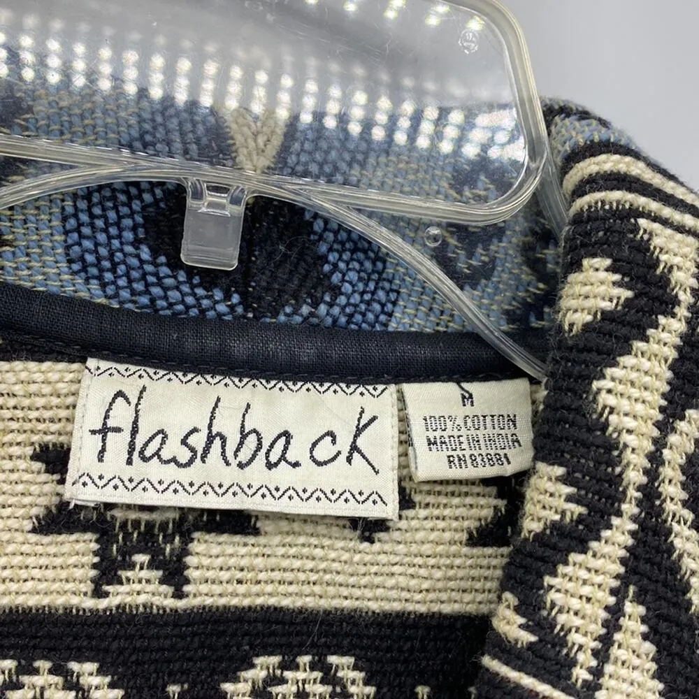 VINTAGE TAPESTRY BOLERO southwestern western Gypsy bohemian jacket sz M NFR Size M - Image 3