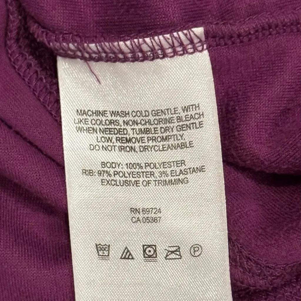 Columbia Purple Fleece Half Zip Pullover Women’s S Cozy Chic Athleisure Cabin - Image 6