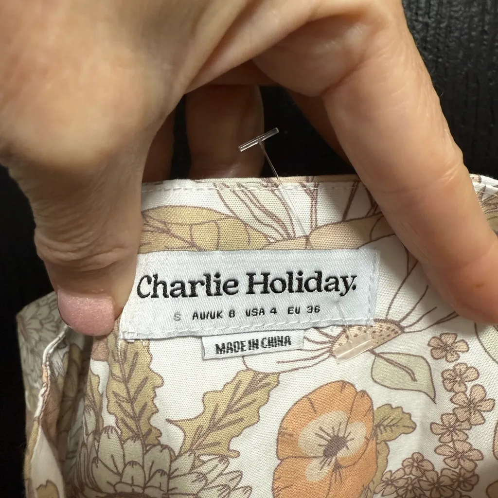 New!  Charlie‎ Holiday Anthropologie Isabella Maxi Dress Size 4 $150 - Image 6