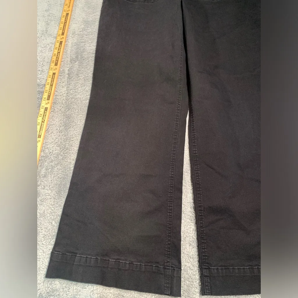 Draper James RSVP Black Wide-Leg Pants 16 - Image 2