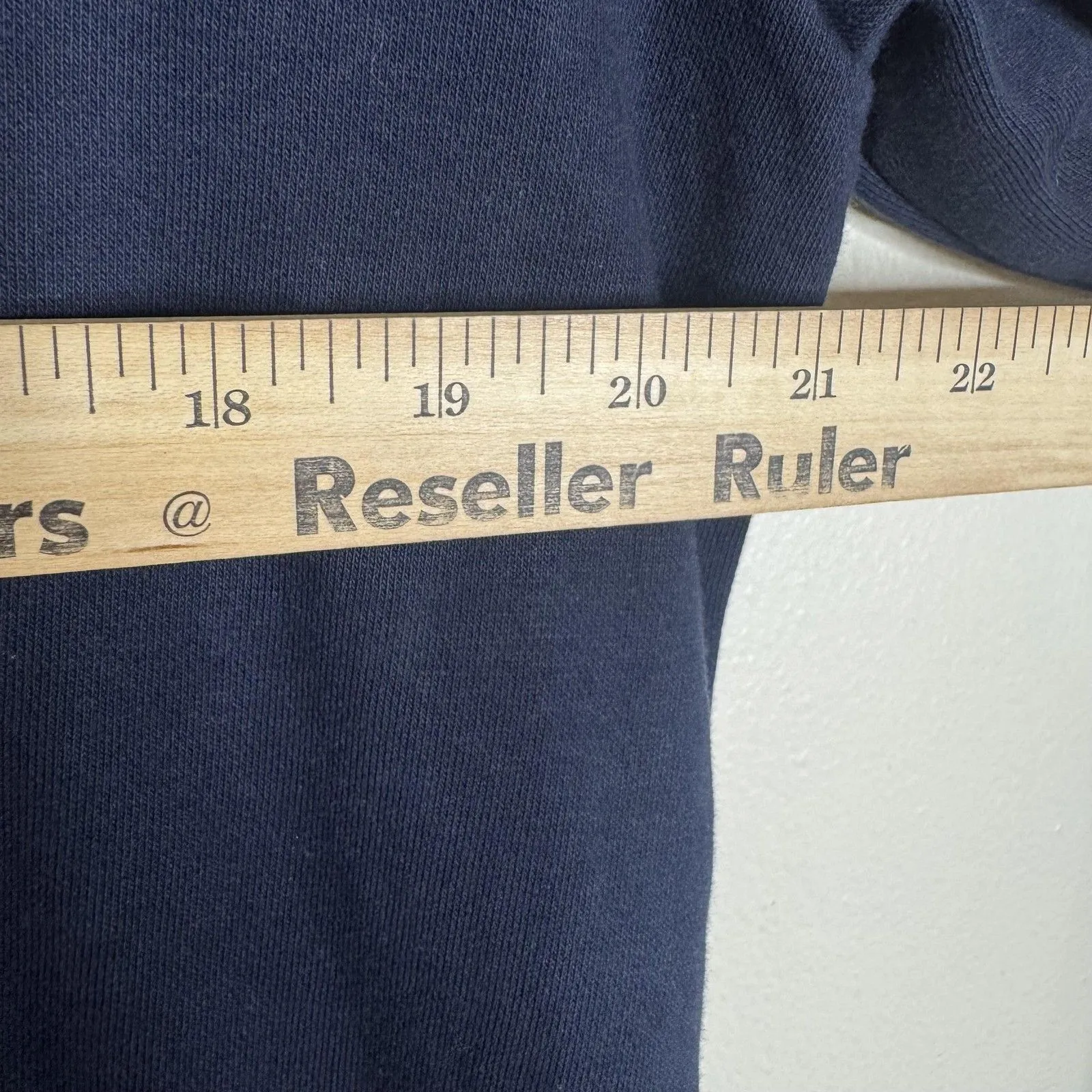 Tommy Hilfiger Hoodie Dress Womens Large Navy Blue Spell Out Sweatshirt pullover - Image 7