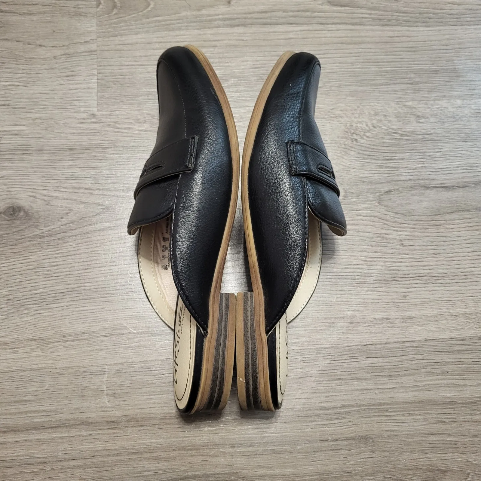 LifeStride Margot Slide Women Black Loafer Mule Shoes size 6 Business Casual - Image 9