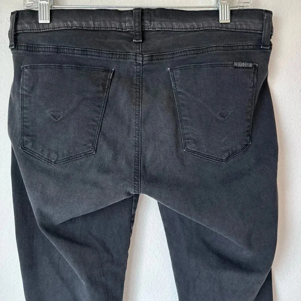 Hudson Chain Fringe Luna Super Skinny Crop Jeans - Image 9