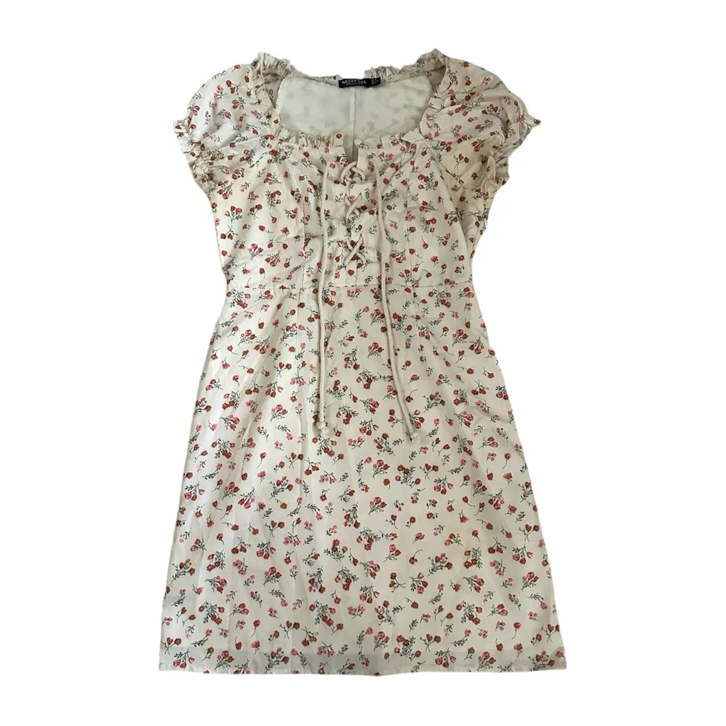 Nasty Gal Cottage Floral Dress - Image 2