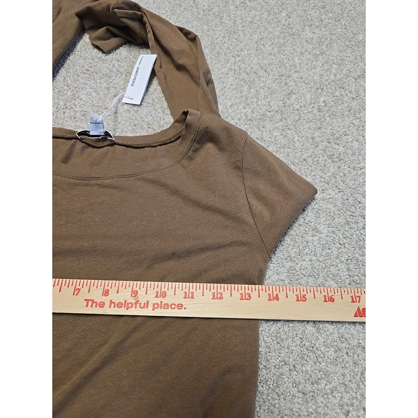 James Perse Dress Women's Size 1 Brown Long Sleeve Maxi Fitted New Bodycon - Image 8