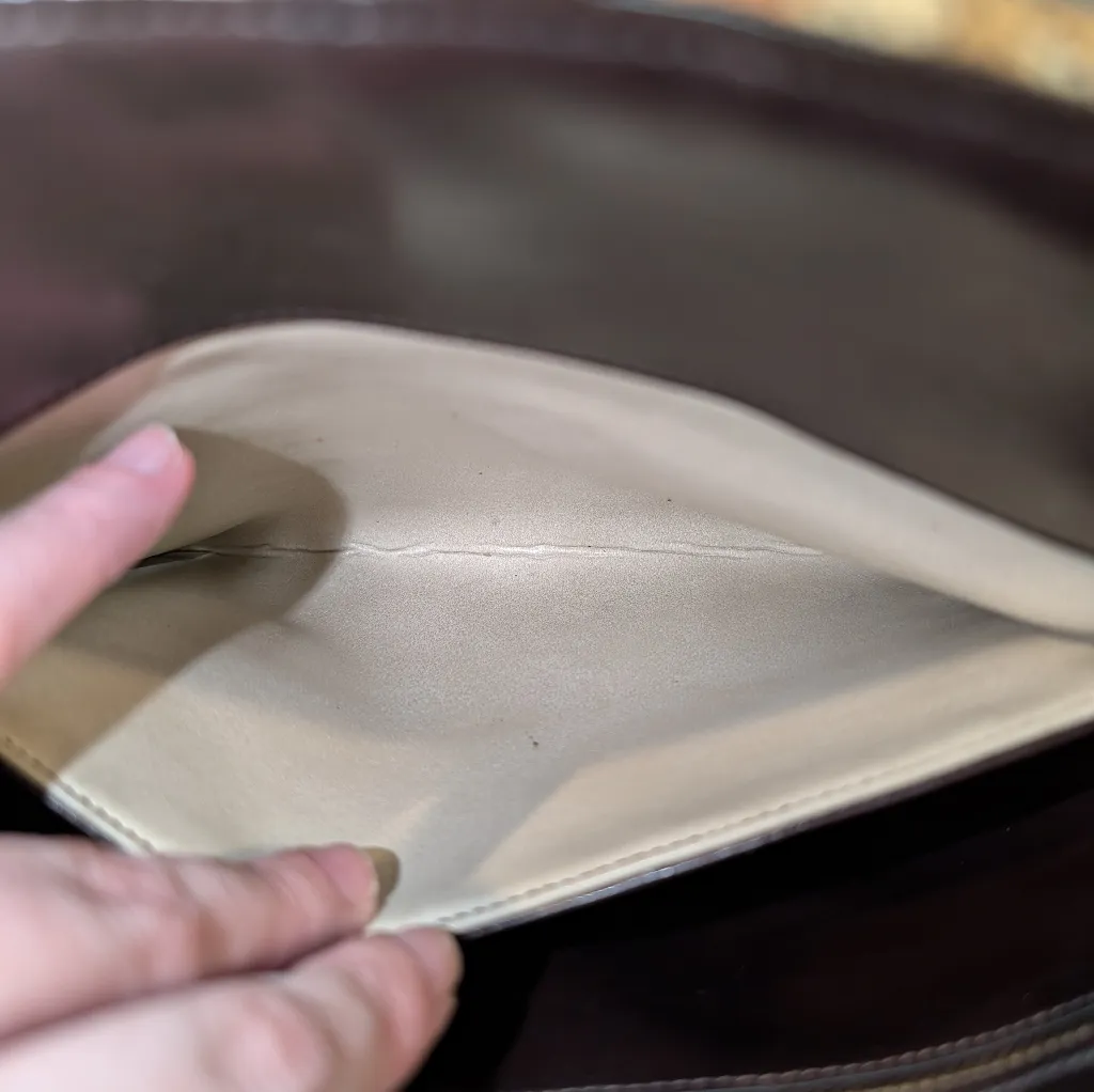 Vintage Crown Lewis Tapestry Shoulder Bag Brown/Tan Brown - Image 5