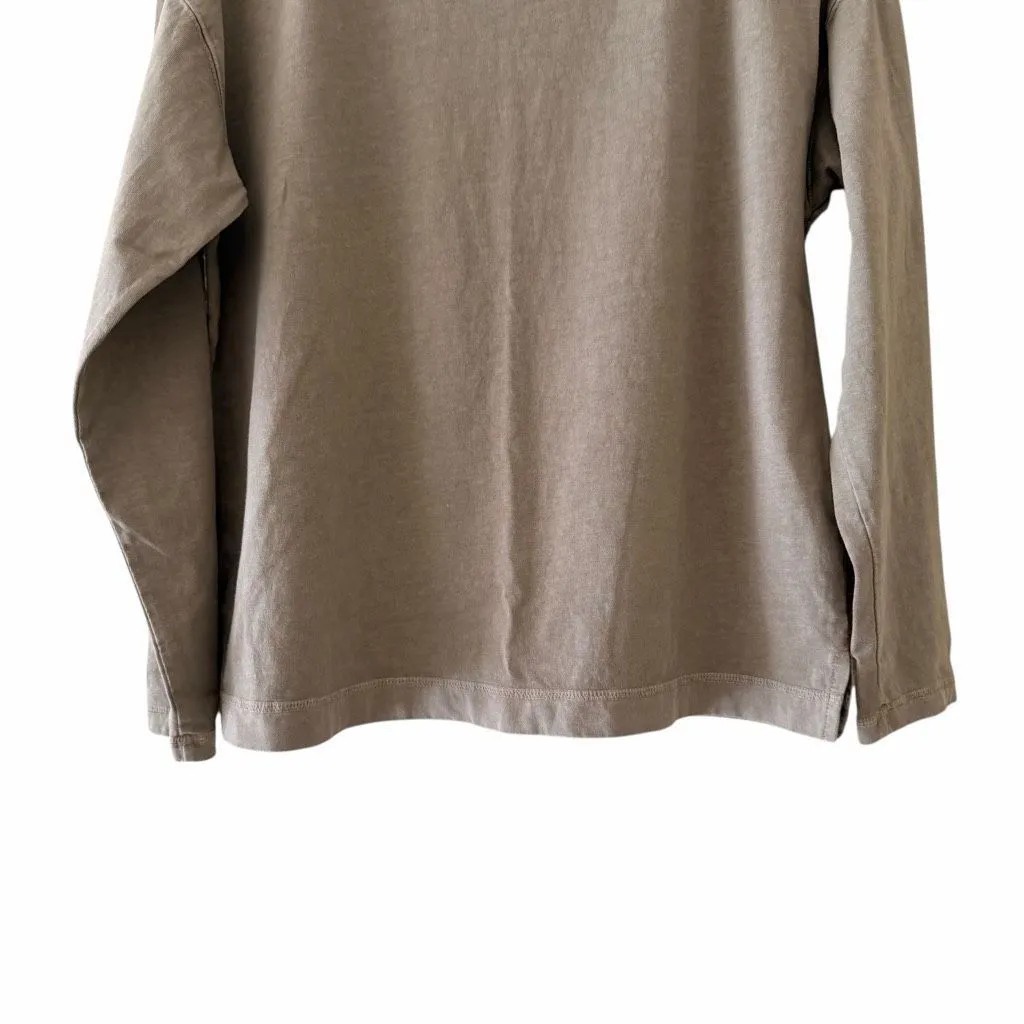 Old Navy Olive Green Crewneck Long Sleeves Active Cotton Active Sporty Layer SZ - Image 3