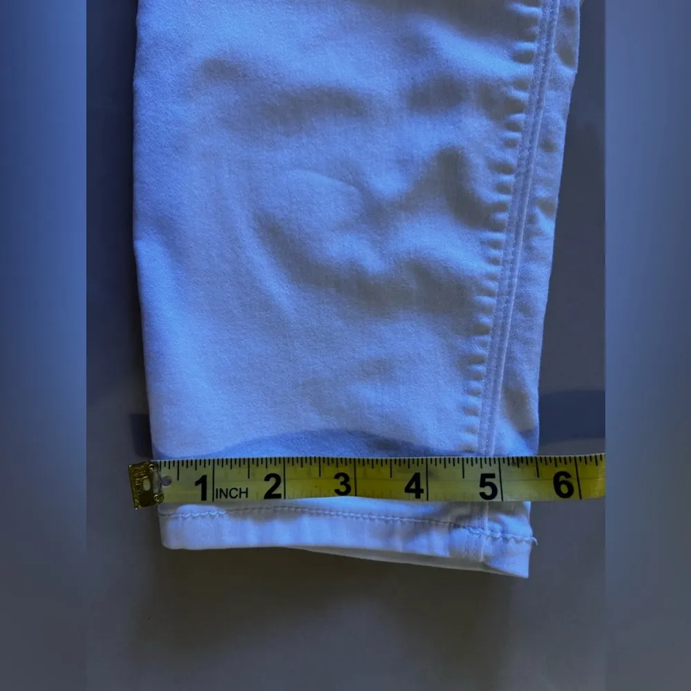 Sound/Style Los Angeles Jeans Womens Slim Straight Leg White Skinny White‎ 12 Blue - Image 8