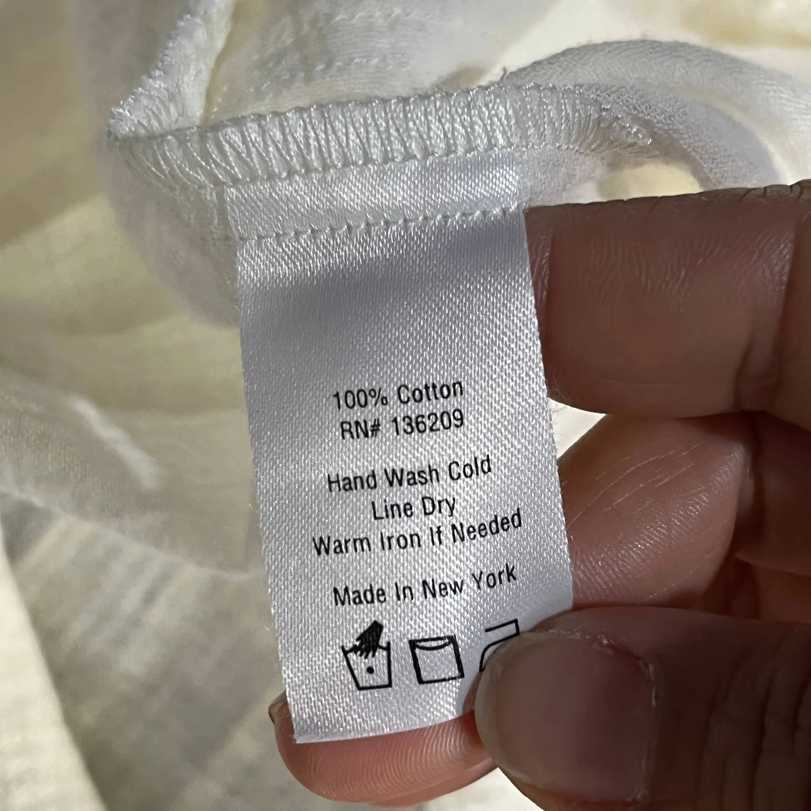 Hatch Plage Maternity Cotton Blouse Frayed Minimalist Boho Chic Women White O/S Size undefined - Image 4