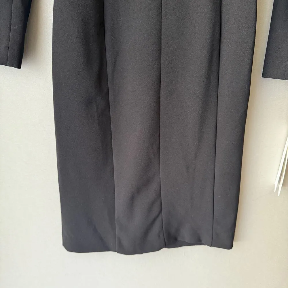 Calvin Klein sz 4 black jewel studded long‎ sleeve mini Dress NWT - Image 7