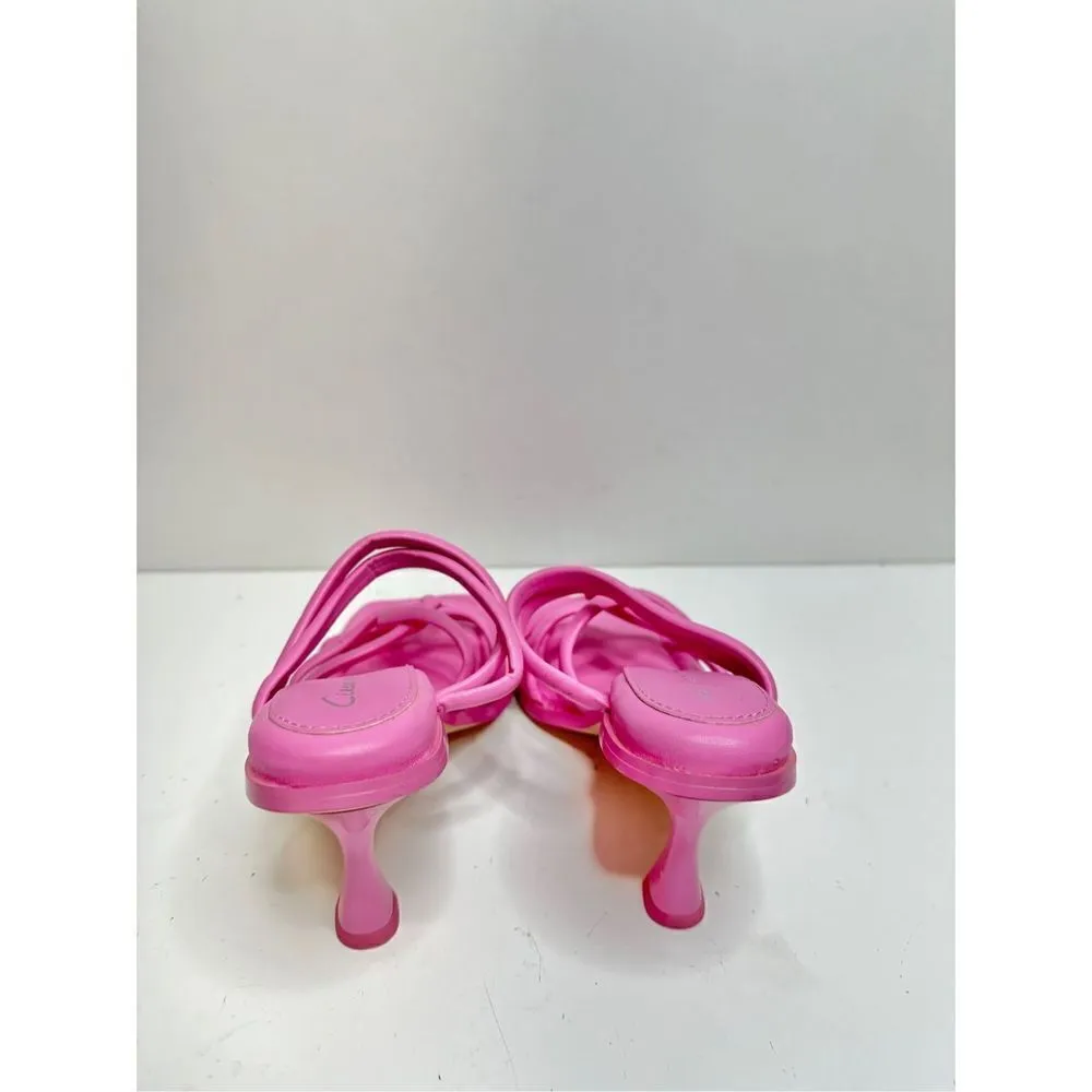 Sam Edelman Circus Sandals Womens Size 5 Pink Savanna Strappy Barbie Heels - Image 6