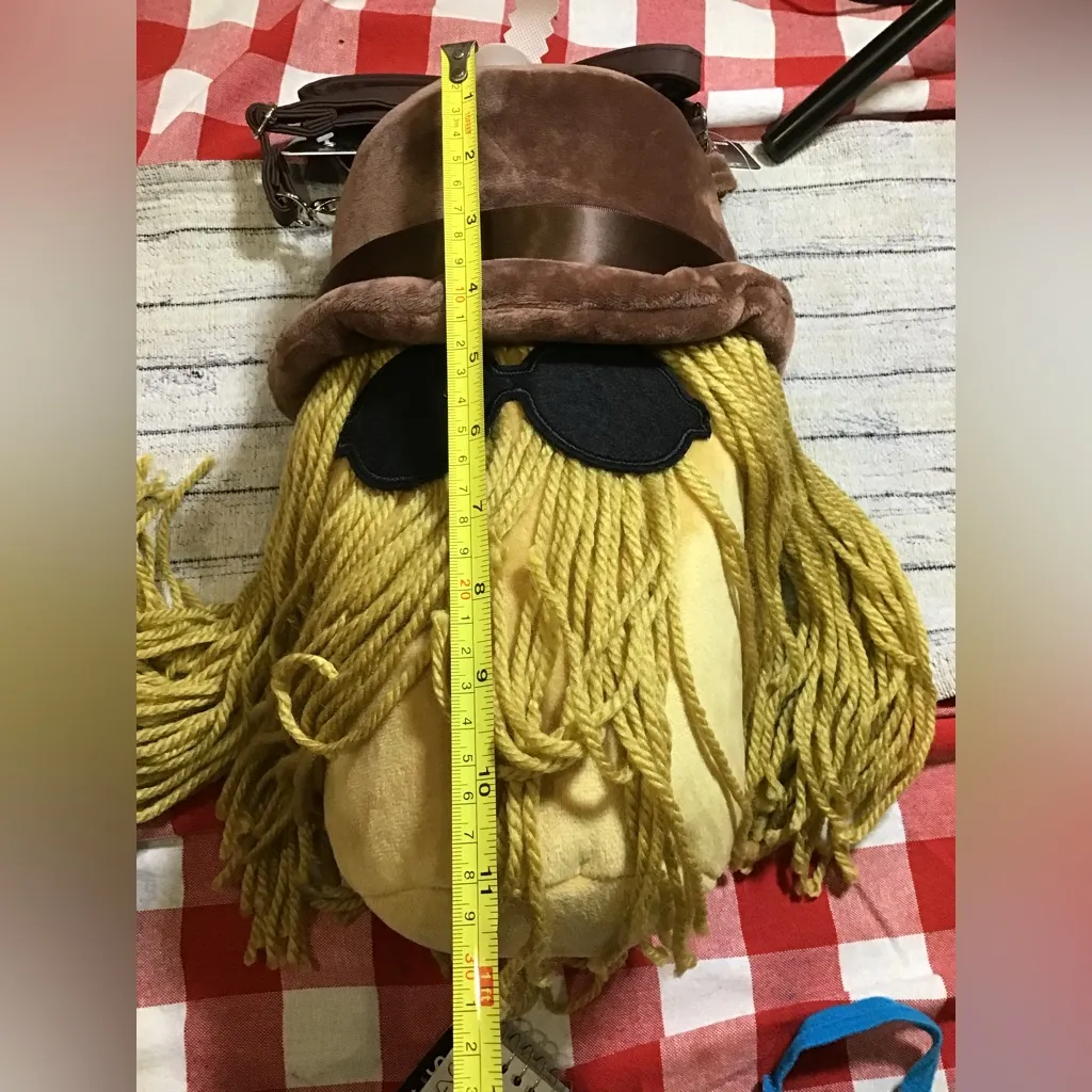 Cousin itt Addams family plush crossbody bag -NEW - Image 3