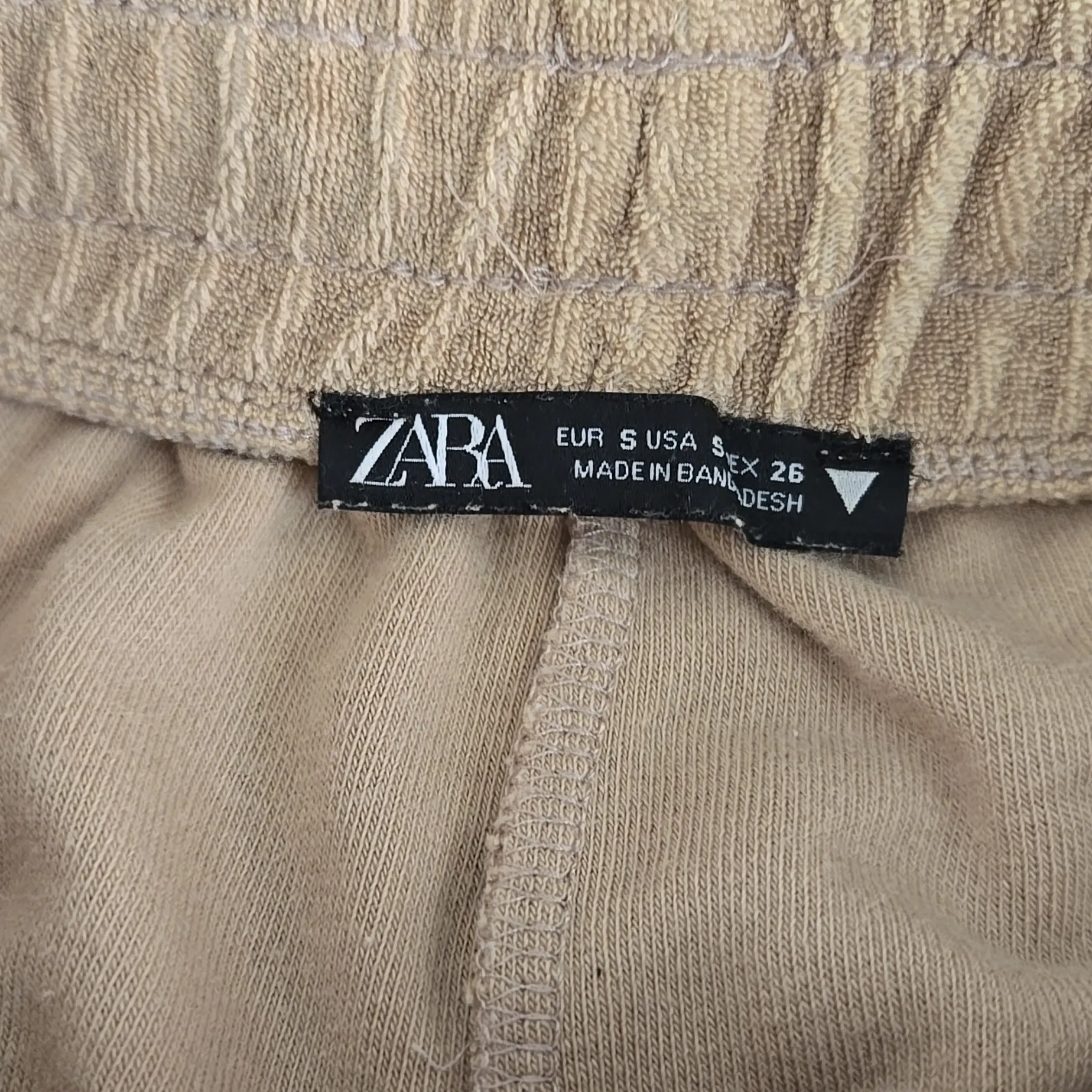 Zara Light Brown Athletic Shorts Size S - Image 4