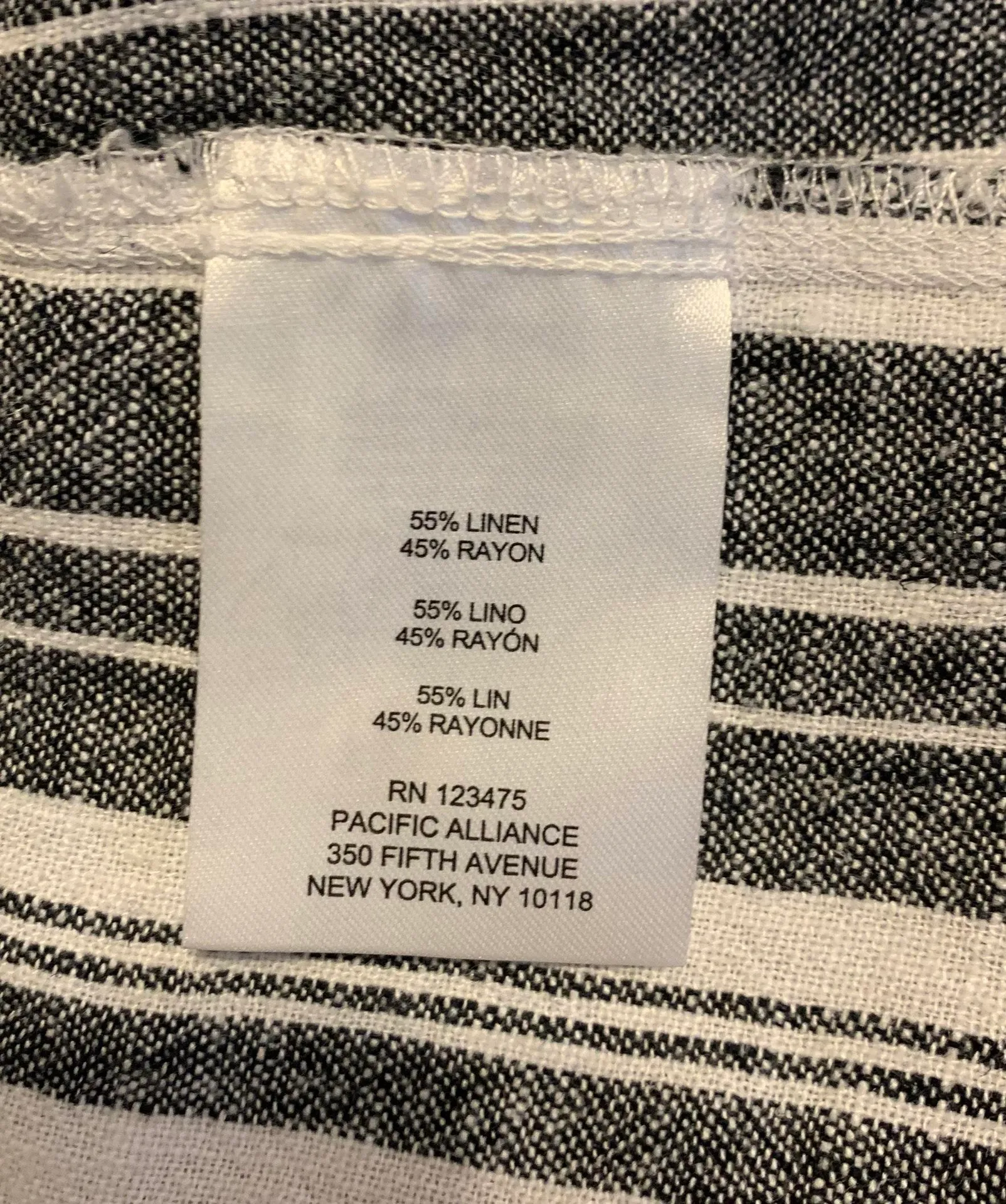 Ellen Tracy Short Sleeve Striped Button Up Shirt - Image 7