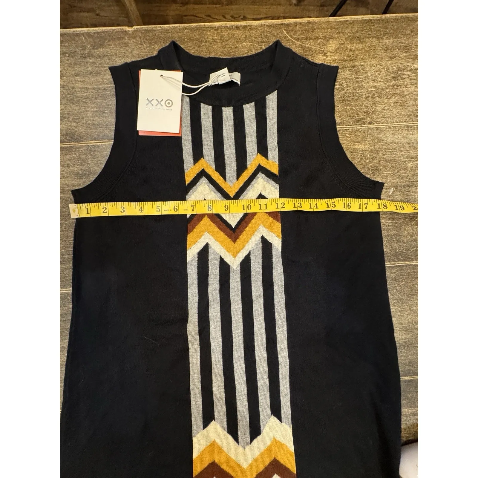 NEW MISSONI for Target 20th Anniversary Black Chevron Zig Zag Dress M Medium - Image 5
