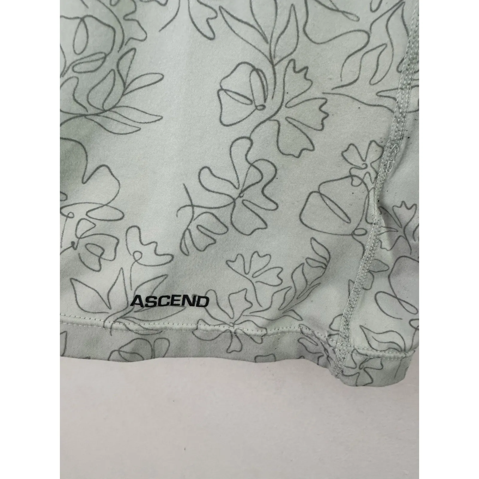 Ascend Tropical Floral V Neck Short Sleeve T - Image 3