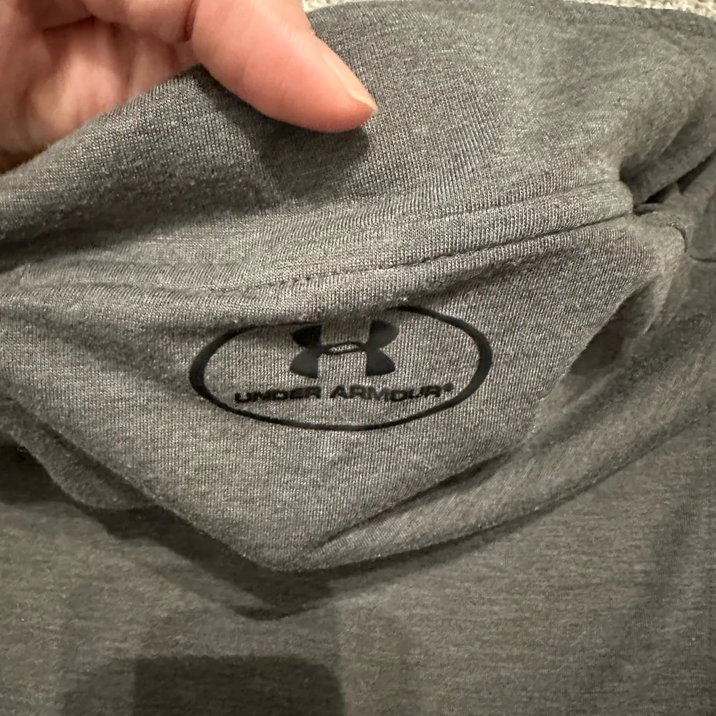 Under Armour Charcoal Quarter-Zip Pullover - Image 4