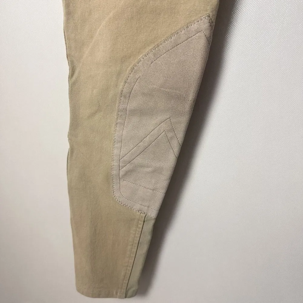 Ariat Pants Women 28R Khaki Tan Heritage Equestrian Horse Back Riding Br… - Image 7