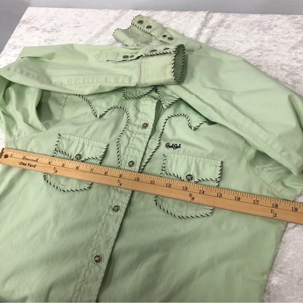Cruel Girl Western Shirt • See Measurements long sleeve button down top-FLAWED - Image 7