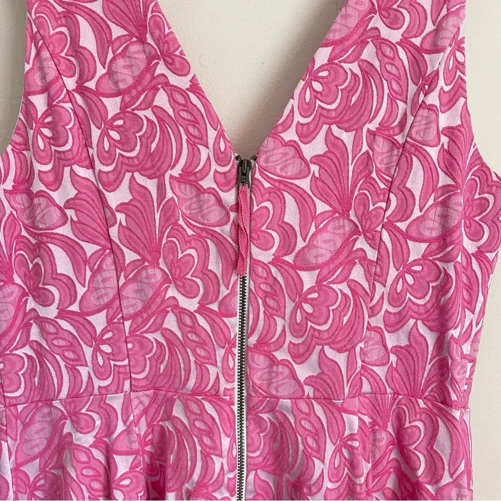 Maeve Claribel Jacquard Floral Pink Dress sz 8 - Image 7