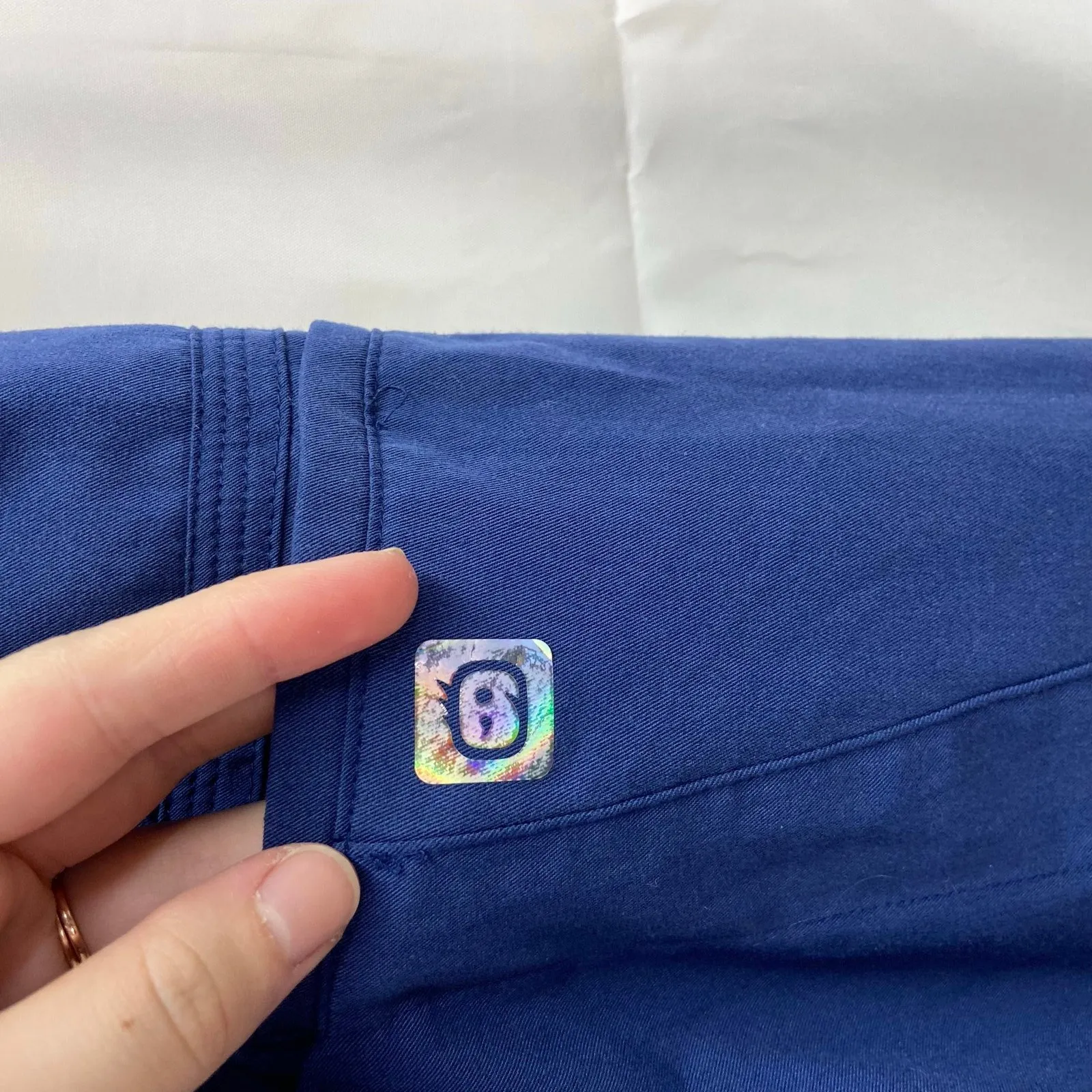 WINK W123 women's blue pull on adjustable stretch scrubs pants medical uniform Size 2X - Image 6