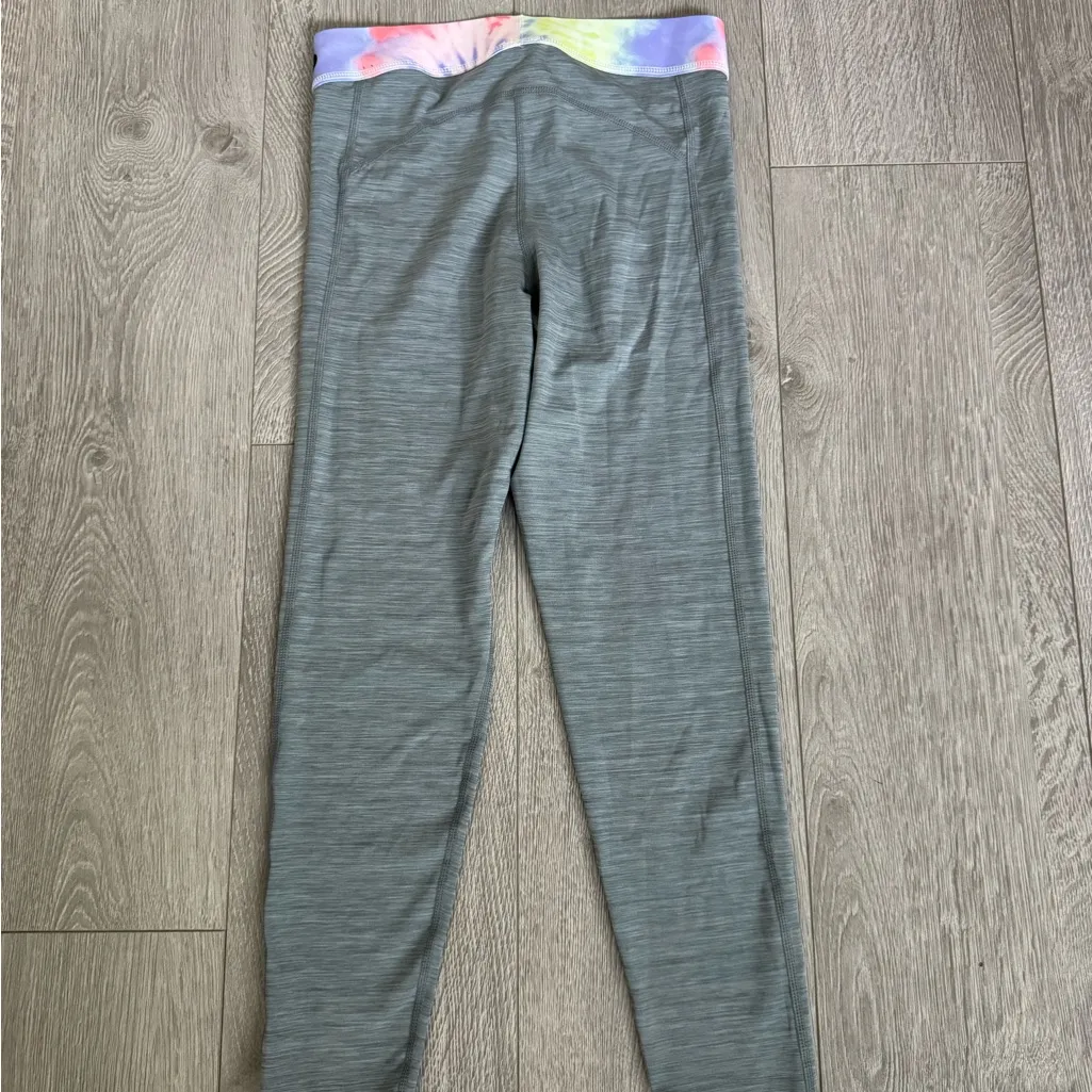 Nike Pro Dri-Fit Grey Rainbow Band Leggings - Image 2