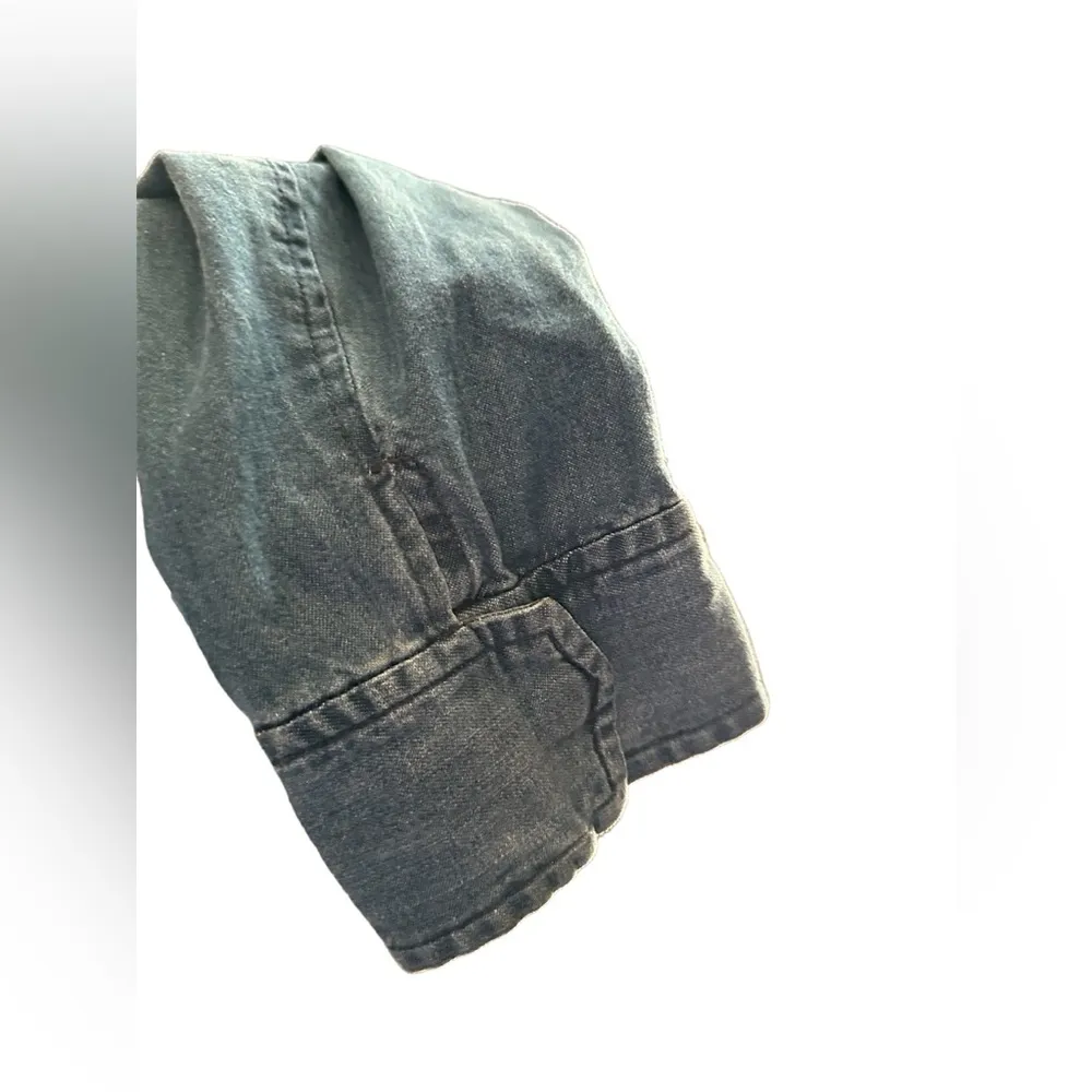 Urban Outfitters Silence + Noise Kirra Swing Chambray Trench Coat Sz Medium NWT - Image 8