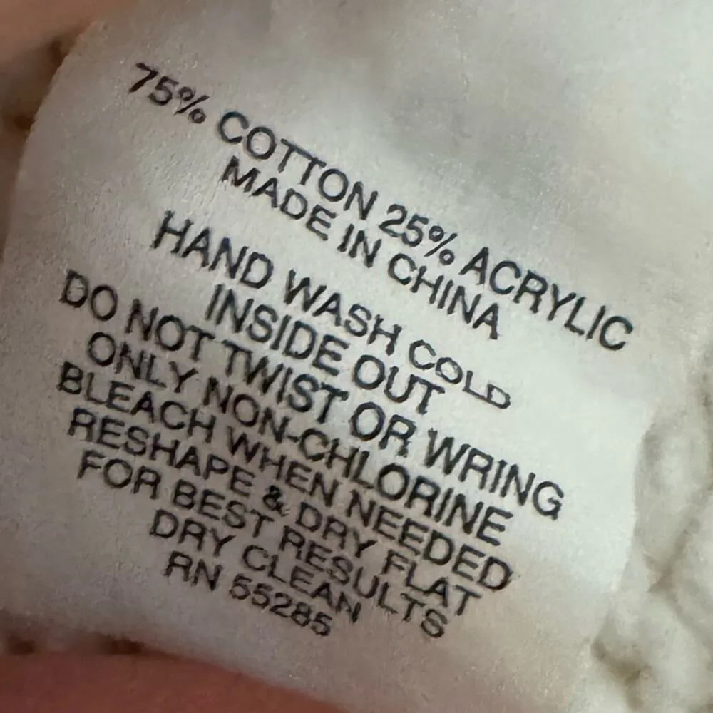 Vintage Express Chunky Cropped Crochet Cardigan‎ Size M Cableknit Cottagegore - Image 4