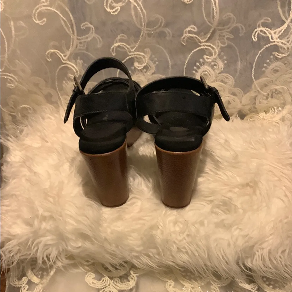 Cliffs by WHITE MOUNTAIN Black Platform Sandals Size 9.5 - Image 4