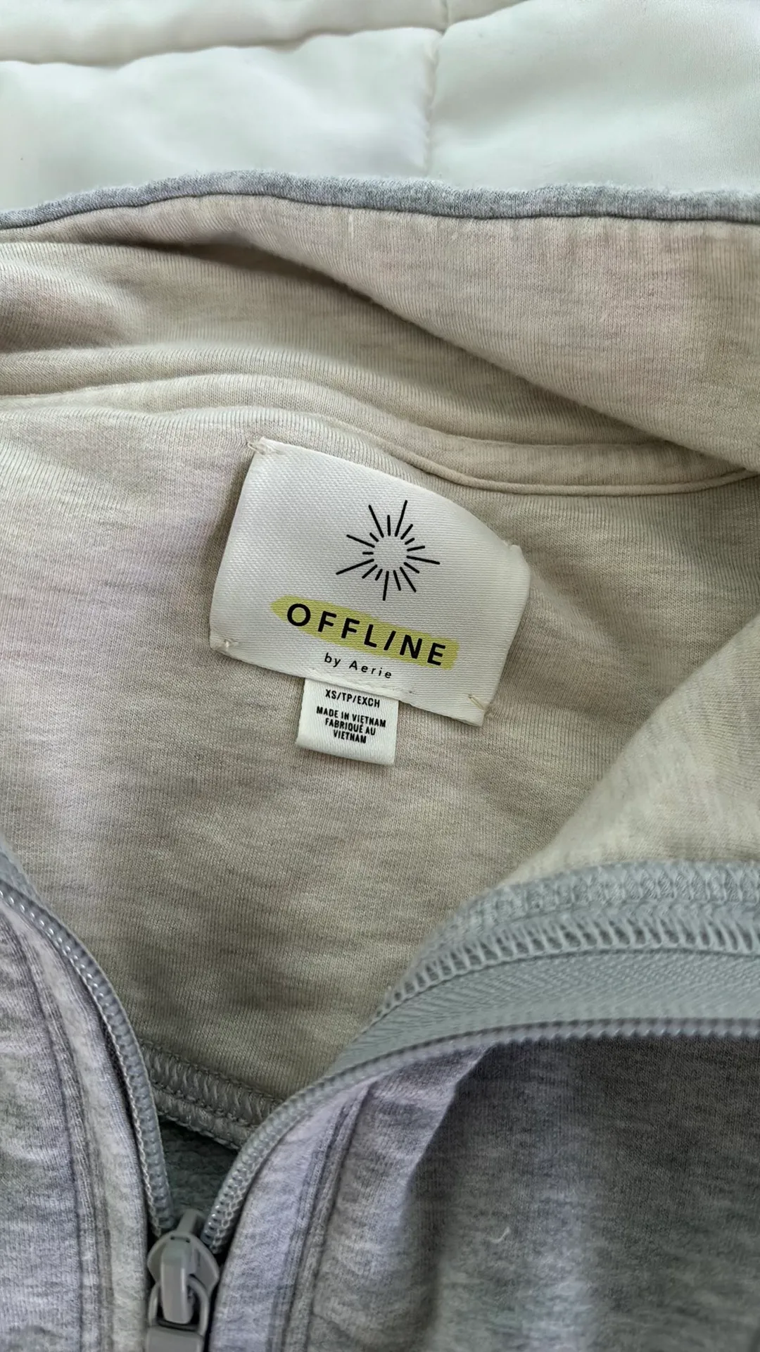 Cropped Quarter Zip Sweatshirt - Image 4