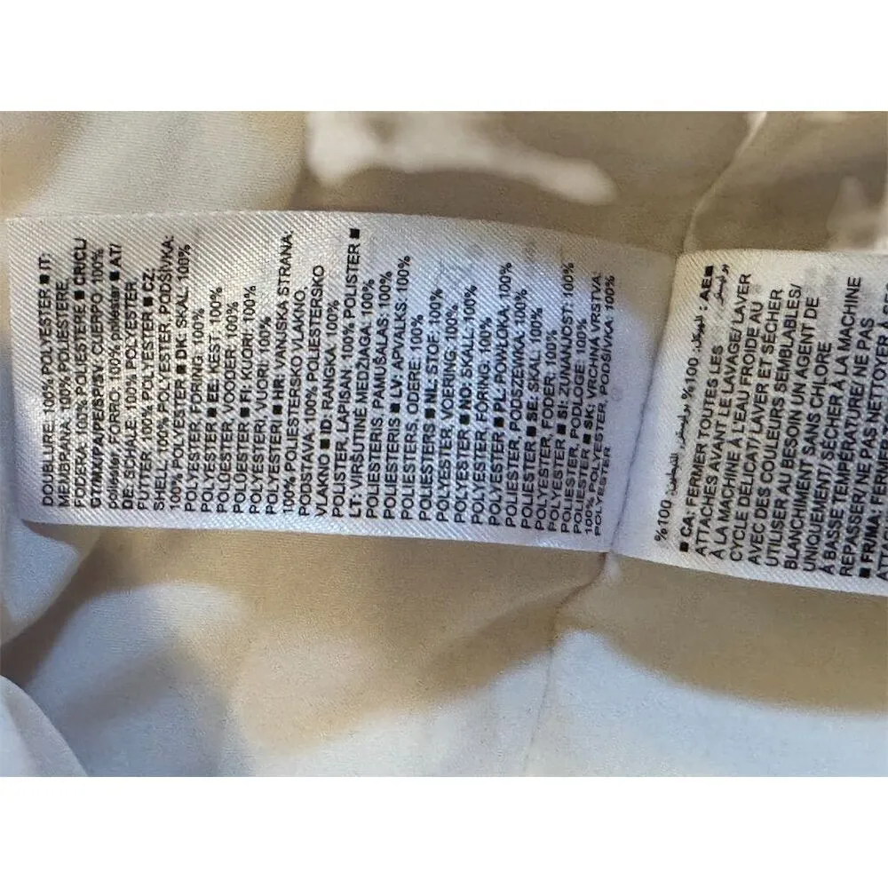 Old Navy Women's Ivory Basic Jacket Size S Button-Up Long Sleeve - Image 7