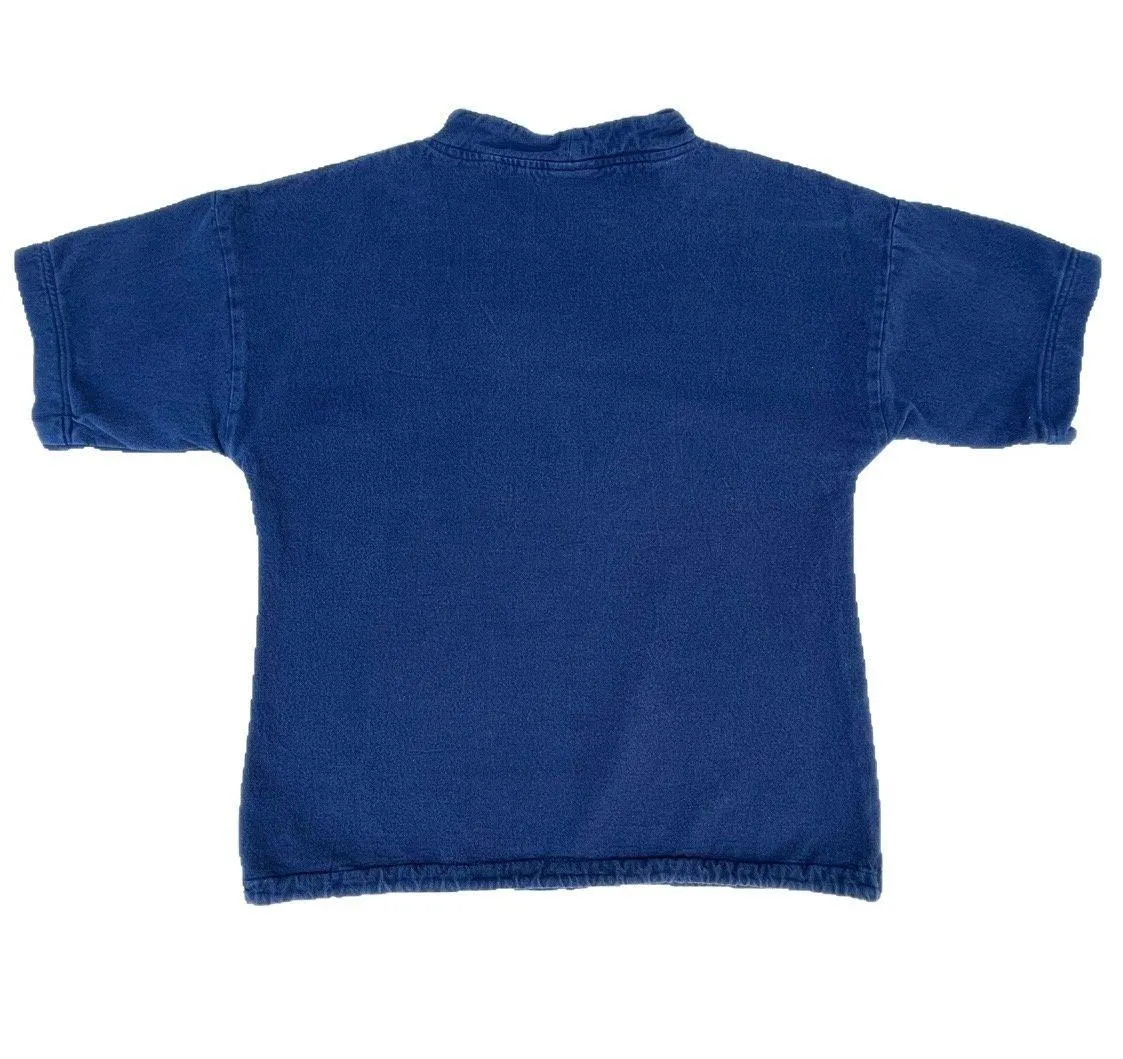 Vintage 90s Yosemite Embroidered Paisley Navy Blue T - Image 2