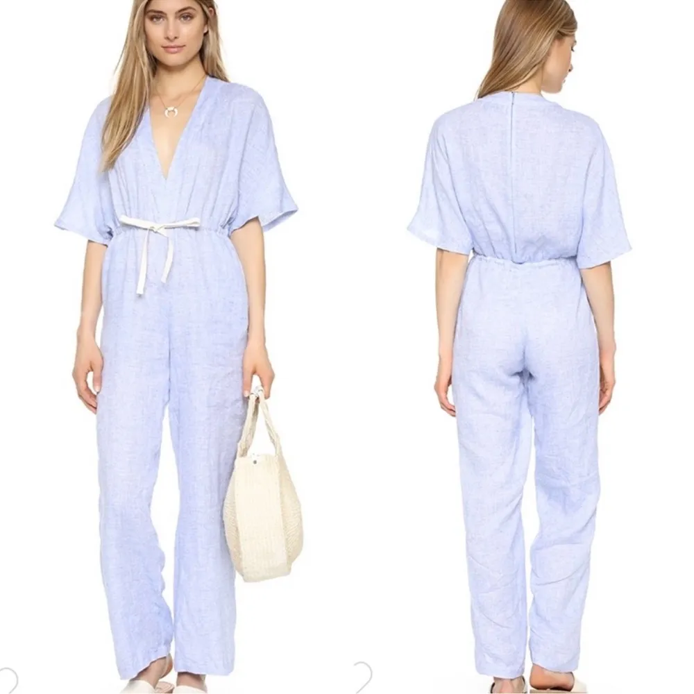 Solid + Striped The Cape Linen Jumpsuit - Image 3