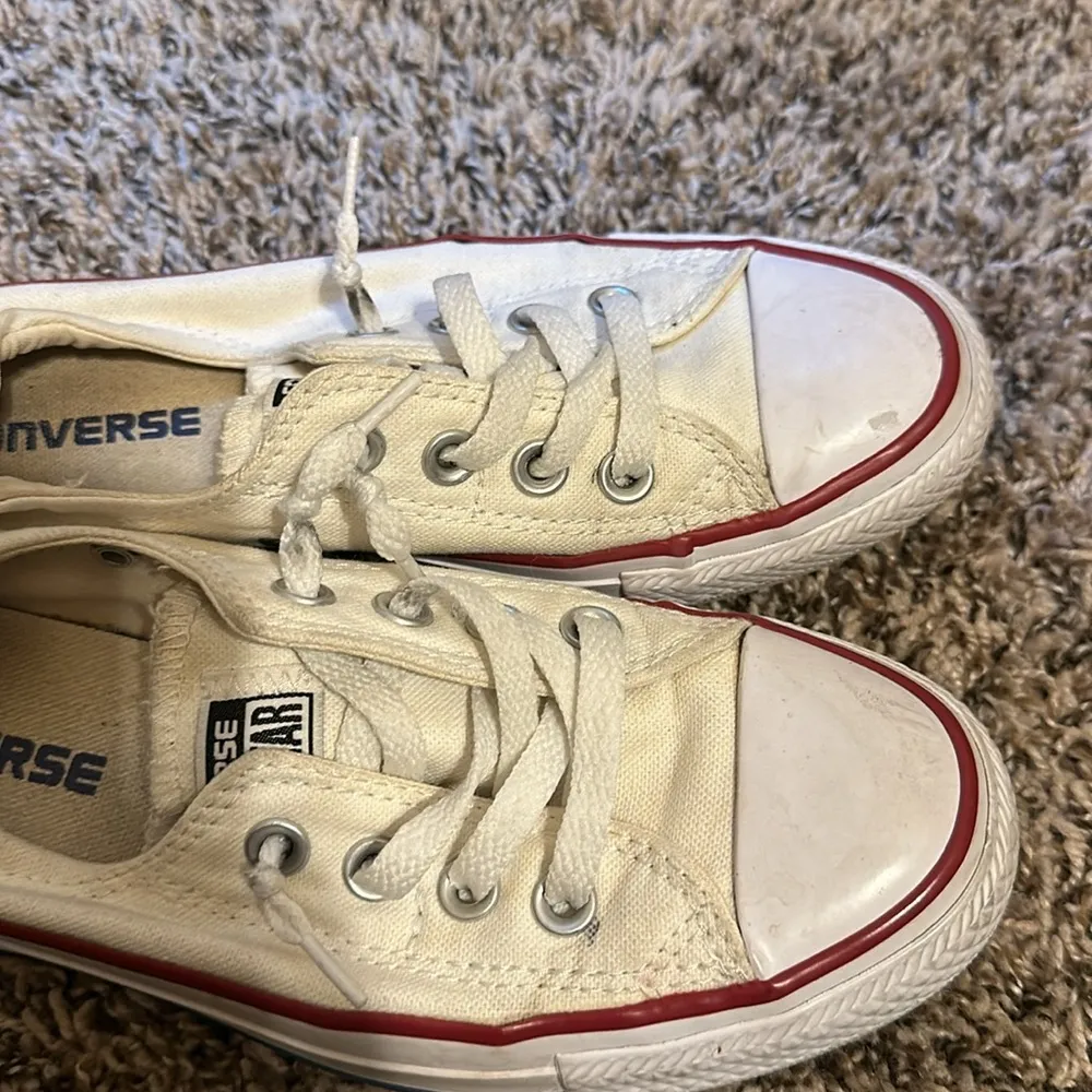 Converse Shoreline Slip On Sneakers White Size 6 - Image 7