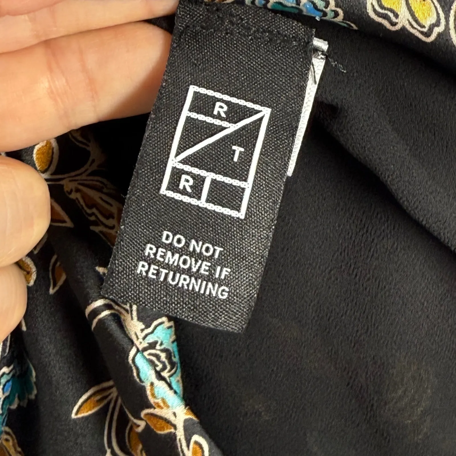 MISA Los Angeles Talia Mix Floral Mini Dress Ruffle Short Sleeve Party Dress S - Image 8