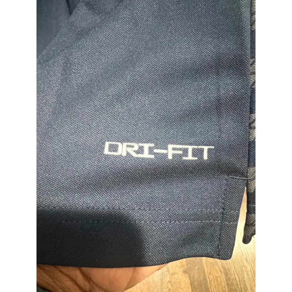 Nike Women’s Dri-FIT Polo Shirt Medium Blue Stripe NWT Golf Tennis FJ9573-423 - Image 5